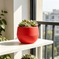 thumbnail image 6 of Fufafayo Mini Foliage Small Planters for Succulents, Marbless Grain Pots Colorful Rainbow Resin Plastic Containers for Indoor Desk Shelf Decor, 6 of 6