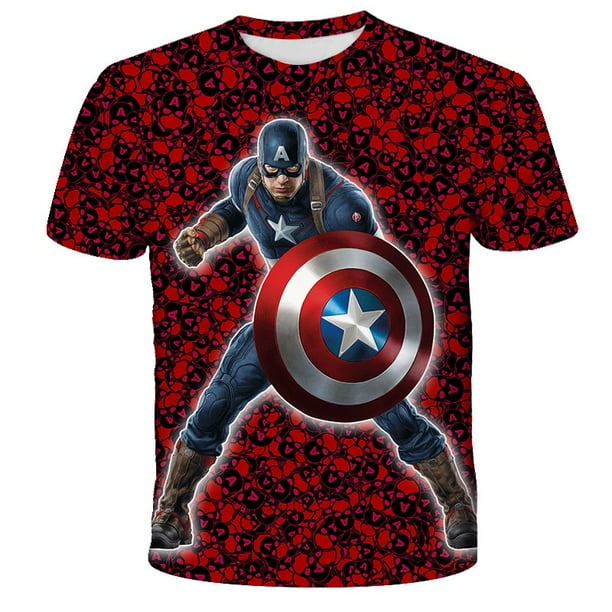 Captain america top t shirt walmart