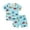 Sky Blue, variant on AUDeals Baby Toddler Boys Cartoon Print Short Sleeve T-Shirt and Shorts Summer Set, Trendy 2PCS Casual Daily Outfits for Kids Boys (Blue, 4-5 Years)
