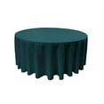 thumbnail image 2 of LA Linen Polyester Poplin Tablecloth 108-Inches Round, Teal Dark, 2 of 2