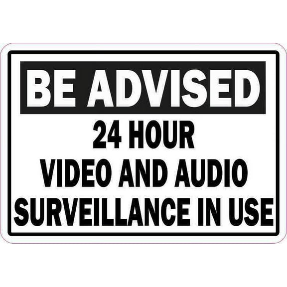5in x 3.5in 24 Hour Video and Audio Surveillance Magnet