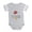 Heather Gray, variant on CafePress - Planebday1 - Cute Infant Baby Football Bodysuit