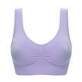 thumbnail image 2 of SDNall Women Color Plus Size Ultra-thin Large Bra Sports Bra Full Bra Cup Tops, 2 of 9