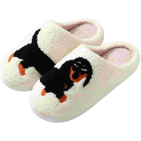 

Dachshund Dog Slippers For Women Men Cute Animal Cartoon Ladybug Butterfly Cat Slippers Slides Memory Foam Slip On House Shoes