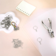 thumbnail image 3 of 245 PCS Shrink Plastic Sheets Kit,Shrink Paper Keychain Kit,Shrinking Paper Set 25 Sheets Shrinky Papers,Hole Punch, 3 of 6