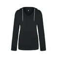 thumbnail image 6 of Xcmzpl Hoodies for Women Loose Fit Solid Color Hooded Sweatshirt Athletic Pullover Tops Comfort Long Sleeve T-shirts Early Fall Fashion, 6 of 6