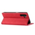 thumbnail image 3 of LC.IMEEKE For Samsung Galaxy A55 5G Wallet Case Microfiber Leather Phone Cover - Red, 3 of 5