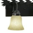 thumbnail image 5 of Bozeman 3 Light Bronze Rustic Bear Bathroom Vanity Fixture, 5 of 10