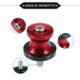 thumbnail image 3 of Unique Bargains 1 Pair Swingarm Spools, CNC Swing Arm Spools Slider Stand Universal for Motorcycle Durable Aluminum Alloy Red 6mm, 3 of 7