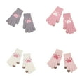thumbnail image 3 of Sonducket Calentador de manos para mantener el calor, accesorios para niñas, ropa de invierno, guantes cálidos, transpirable, otoño, bonita apariencia, guantes y mitones Rosa claro Sonducket AP010194-04B, 3 of 6