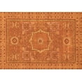 thumbnail image 1 of Ahgly Company Indoor Rectangle Abstract Orange Modern Area Rugs, 7' x 10', 1 of 4