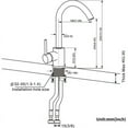 thumbnail image 4 of Robinet de Cuisine Sophistiqué, Design Innovant avec Réglages à Double Mode, Fonction Eau Froide et Chaude, Installation Facile, pour une Expérience de Cuisson Inégalée (Blanc), 4 of 5