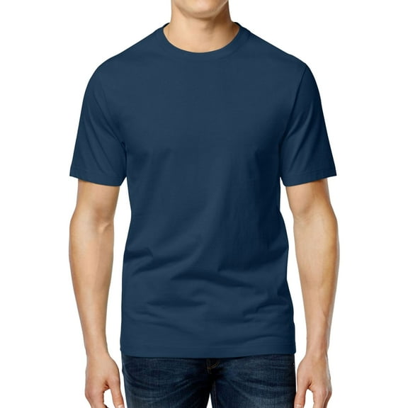 Club Room Mens Paxton Basic T-Shirt, Blue, Small