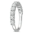 thumbnail image 5 of Created Forever Women's 1 1/5ct TW Lab Grown Diamond Sterling Silver Semi-Eternity Anniversary Band, 5 of 10