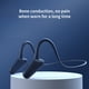 thumbnail image 3 of Auricular Bluetooth De Conducción Ósea Usb Recargable Auricular Inalámbrico Bluetooth 5.0 Con Micrófono Llamadas Manos Libres Para El Hogar Dormitorio Oficina Azul Serendint EL013935-01, 3 of 4