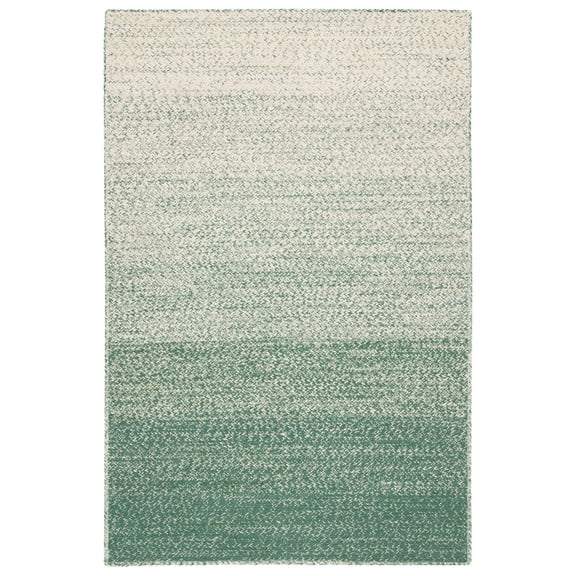 SAFAVIEH Natural Fiber Arda Gradient Area Rug, Natural/Green, 4' x 6'