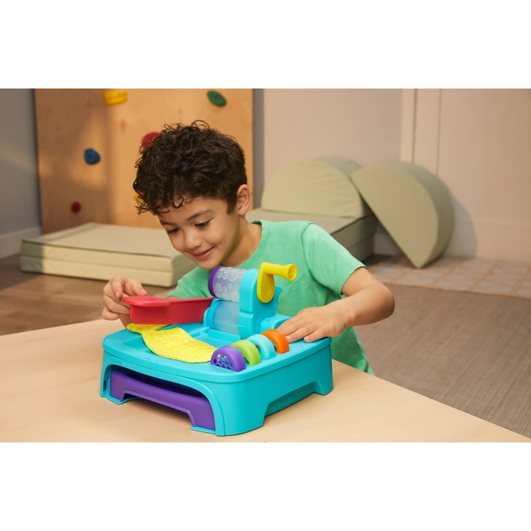 Wonder Factory Never Dry Dough Playset with Stamp Roll Shapes and