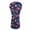 Colorful Lights HO-HO-HO, variant on Yuyamidu Blue Sea Turtle Golf Head Cover for Golf Head Hibiscus Golf Club Head Cover for Driver/Fairway/Hybird Club Protection, PU Leather