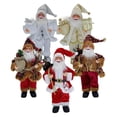 thumbnail image 2 of Christmas Standing Big Red Woolen Santa Claus, 2 of 9