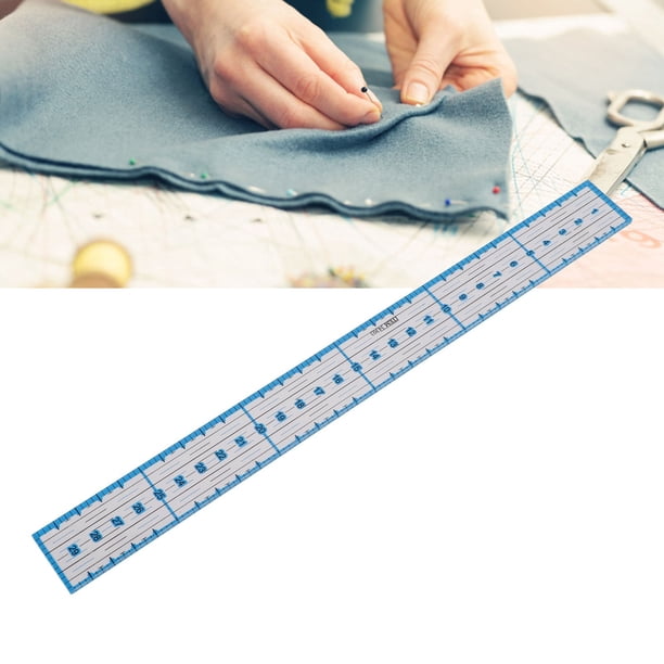 Regla para Acolchar Fácil de Usar Herramienta de Bricolaje Regla de Costura Acrílica con Apariencia Antideslizante para la Medición de la Ropa Diseño de Dibujo Artesanal ANGGREK Otros