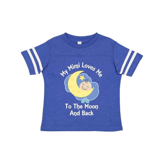 Inktastic My Mimi Loves Me to the Moon and Back Boys or Girls Toddler T-Shirt