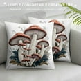 thumbnail image 3 of GOSMITH  Mushroom Throw Pillow Covers ,Cute Colorful Plants Pillow Cases Decorative Double-Sided Square Pillowcases for Home Bed Sofa Living Room Farmhouse Outdoor, 3 of 5