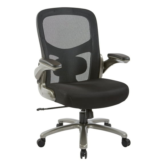 Big and Tall Mesh Back Executive Chair with Black Mesh Fabric Seat