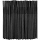 thumbnail image 1 of Nvzi 100PCS Black Flexible Plastic Straws,Black Disposable Bendy Party Fancy Straws Extra Long Straws Party Decorations, 1 of 5