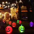 thumbnail image 2 of Halloween Inflatable Pumpkin Blow-Up Pumpkin Decoration Battery Operated Scary Pumpkin LED Light, 2 of 7