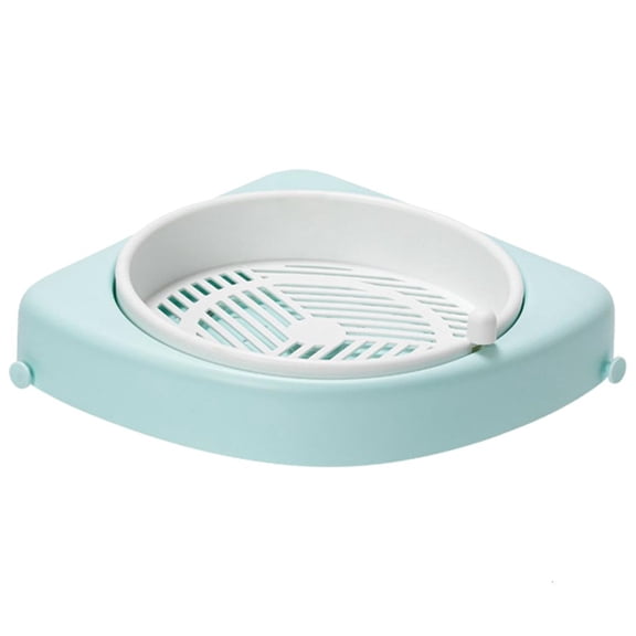 HILOGEL Bathroom 360 Degree Rotating for Triangle Shelf Toilet Spinning Corner Storage R