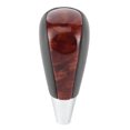 thumbnail image 1 of Pomo de cambio de marchas Accesorio modificado para automóvil Compatible con Lexus ES240/250/300/350 2005-2014 Cuero gris + madera de durazno, 1 of 14