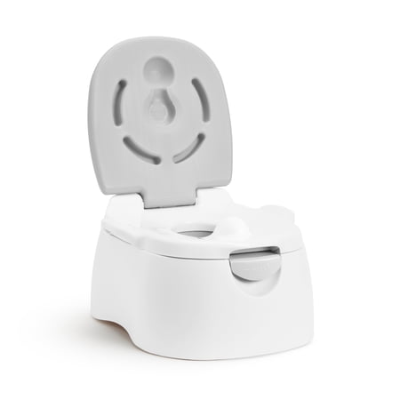 Munchkin Multi-Stage 3-in-1 Toddler Potty Seat, Trainer Ring, and Step Stool, White