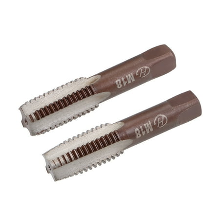 

Metric Hand Tap M18 x 2.5 4 Straight Flute H2 Alloy Tool Steel 1 Pair