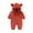 Red, variant on Fouhkni Newborn Baby Rompers Footie Snowsuit Baby Girls Boys Winter Warm Hooded Jumpsuits Outfits