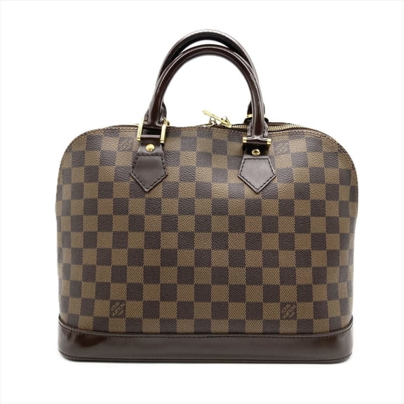 Pre-Owned Louis Vuitton Alma PM Handbag, Damier Ebene Leather, N51131, Brown, FL0075,... (Good)