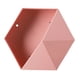 thumbnail image 1 of Estante de pared hexagonal Estante de almacenamiento hexagonal geométrico Estante flotante de pared geométrico simple, 1 of 10