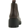 thumbnail image 5 of SNJ New Women Lug Sole Mid Heel Chelsea Fashion Ankle Bootie w/Double Elastic Gore, 5 of 5