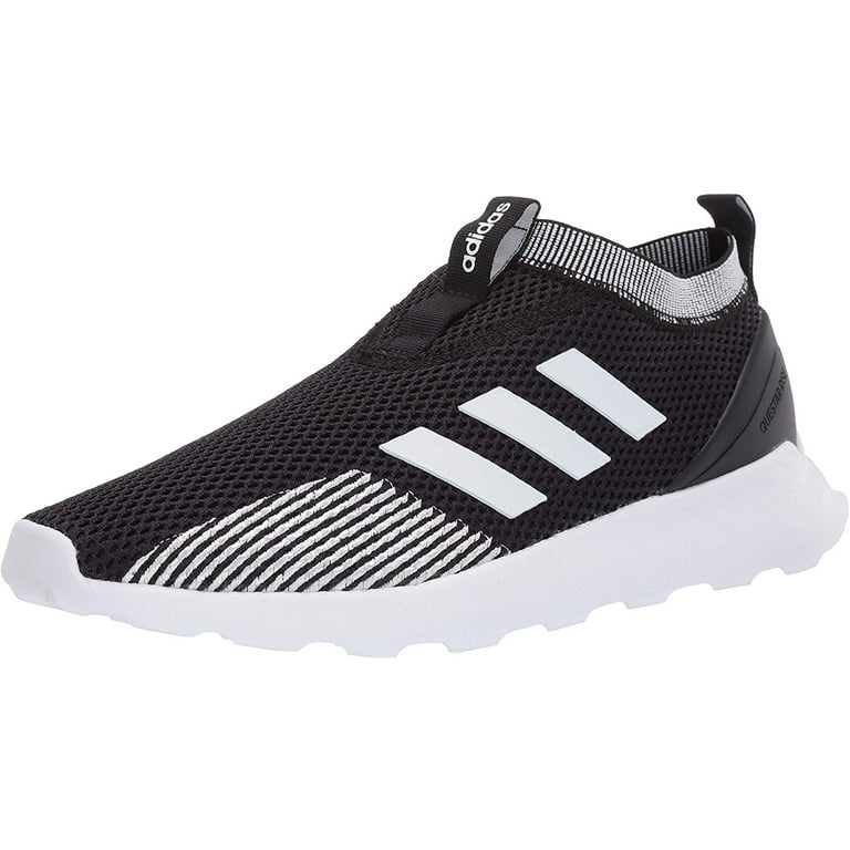 adidas Mens Questar Sock Shoe - Black/White/Black - 10 - Walmart.com