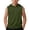 Army Green, variant on FSYBOA Boys Athletic Tank Tops, Running Casual Sleeveless Hooded Kids Summer Tops Black Size 5-15 T