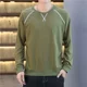 thumbnail image 3 of Sudaderas para hombre Jersey Azul Top Cuello Redondo Cuello Redondo Negro Ropa de Hombre Sin Capucha Cálida Diseñador Divertida Alta Calidad Emo, 3 of 5
