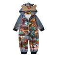 thumbnail image 2 of SwiftWear Christmas Pajamas for Family Matching Cute Long Sleeve Couples Soft Sleepwear One Piece Funny Deer Hooded Christmas Pjs, 2 of 3