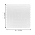 thumbnail image 2 of 10pcs Paper Made Cake Drum Square Baking Cake Board Thickened Paper Cake Transfer Plate, 2 of 8