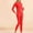 Red, variant on Riecok Womens Thermal Underwear Sets Seamless Round Neck Solid Color High Elasticity Warm and Thick Velvet Home Clothes Beige XXL