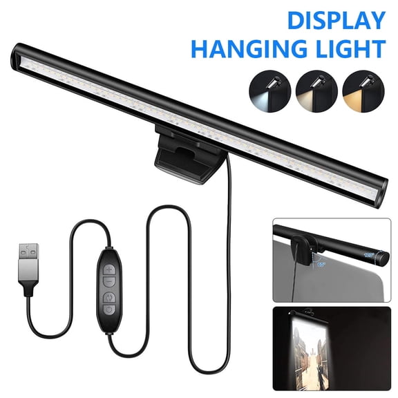 Tcwhniev Book Lights USB Powered Laptop Light, Adjustable Brightness