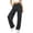 #H-Dark Gray, variant on ZHYou No Boundarie Plus Size Pants for Women Basic Casual Solid Color Elastic Waisted Pull On Lounge Pants,Green,Size L