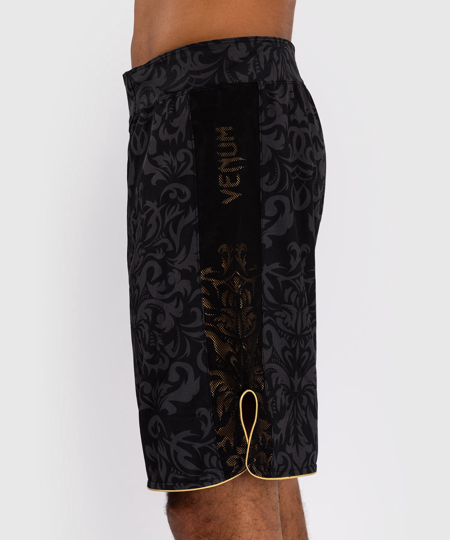 Venum x Ilia Topuria Unmatched Fight Shorts - Black/Gold - Medium
