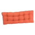 thumbnail image 2 of 51-inch by 19-inch Tufted Solid Microsuede Bench Cushion Orange-Color, 2 of 3