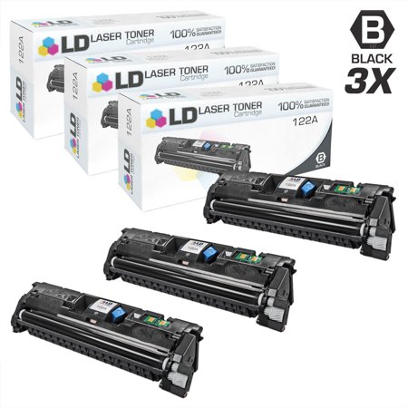 Ld remanufactured toner cartridge replacement for 122a q3960a (black  3-pack)