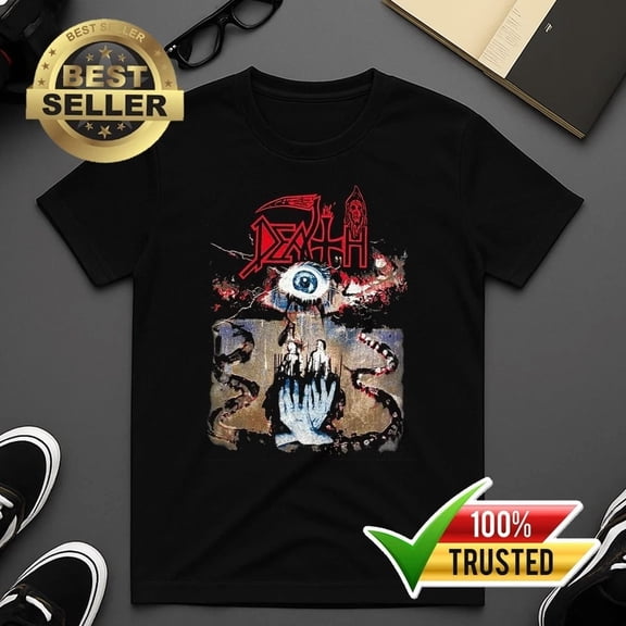 RARE Death Band Symbolic Rock Album T-Shirt DT67121