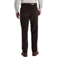 thumbnail image 3 of Haggar Mens Classic fit Dress Corduroy Pants 42 / 32 Brown Solid Stretch, 3 of 3